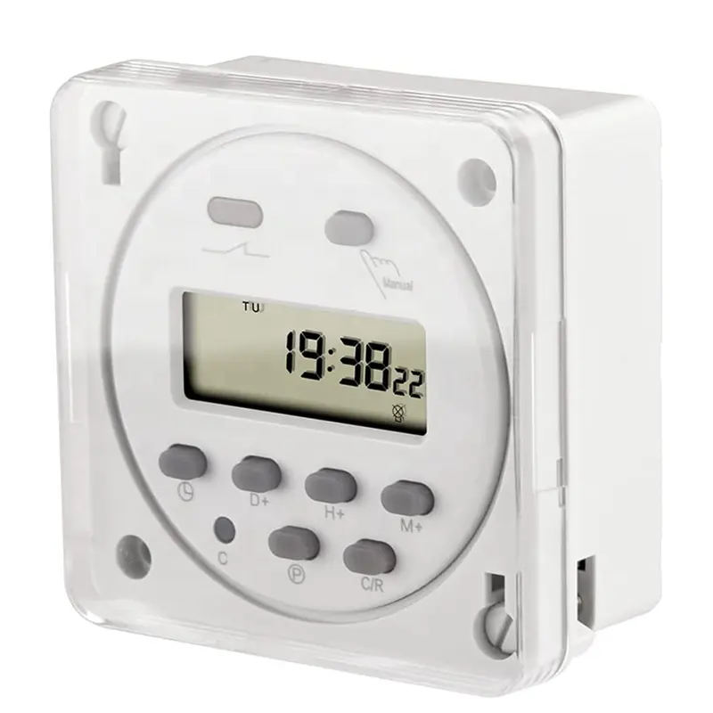 Relè timer interruttore timer programmabile potenza LCD digitale