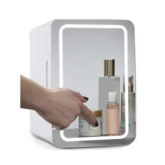 5 Liters Cute Portable Personal Refrigerator Mirror Mini Fridge Refrigerator With Mirror Mini Fridge For Skincare