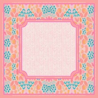 Tapis de jeu de mahjong américain vintage style William Morris, motif floral et lapin, imprimé botanique et animalier rétro