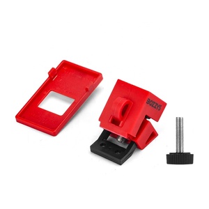 Dispositifs de verrouillage de disjoncteur unipolaire avec taquet détachable Étiquetage de verrouillage électrique industriel pour l'utilisation de la <span class=keywords><strong>porte</strong></span> - Product Image 1