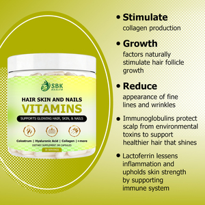 Private Label OEM ODM Vegetable Capsules with <b>Protein</b> Immunoglobulins Protect Scalp From Strength by Supporting Immune System - Product Image 4