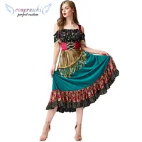 Sexy Flamenco Costume for Girls, Stage Show, Halloween