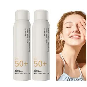Organic Mist Setting Whitining Facial Suncream Private Label Sunscreen Spray Custom Oem Odm Sun Block Liquid Aerosol Spray Spf