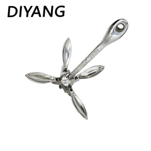 สมอจับจับแบบพับได้ Diyang ทำจากเหล็กกล้าไร้สนิม 316 ขัดเงา สำหรับใช้กับเรือยอชท์ - Product Image 2