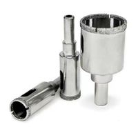 Scie cloche diamantée électroplaquée de haute qualité pour carrelage en porcelaine, verre, marbre et béton