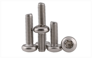 สกรูหัวจานแบบ Torx รุ่น <span class=keywords><strong>Heng</strong></span> <span class=keywords><strong>Tai</strong></span> GB2672 316 304 ขนาด 6*8-6*100 พร้อมร่องกันขโมยแบบ Plum ผลิตจากเหล็กกล้าไร้สนิมความแข็งแรงสูง มาตรฐานเมตริก 8.8 - Product Image 3