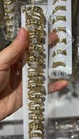 XUPING Großhandel 14K Goldfarben Plattierter Vintage Blumen-Gravur Ring, Klassischer Strukturierter Bandring für Tägliches Tragen Schmuck