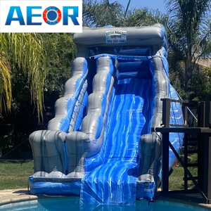 Glissière gonflable extérieure de partie d'enfants d'arrière-cour de glissière d'eau avec la piscine - Product Image 6