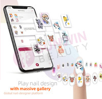 Machine d'impression automatique de vernis à ongles UV numérique à prix avantageux 02 Imprimante d'ongles artificiels