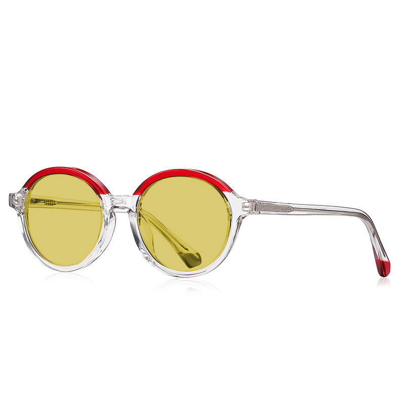 Transparent red/yellow