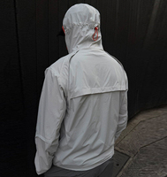 Anorak de course certifié pour l'extérieur, résistant aux plis, respirant, séchage rapide, coupe-vent léger avec capuche, protection UV