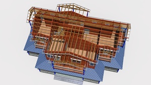 Customizable 2-Story Wooden Cottage with 6 Bedrooms for Family Living - Product Image 4