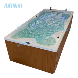 Piscina de masaje acuático de 5 metros, bañera de hidromasaje al aire libre, muebles de jardín - Product Image 1