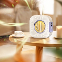 Diffuseur d'arômes à brume fraîche jusqu'à 1 semaine, 50 ml, mignon, mini, mural, ultrasonique, pour huiles essentielles
