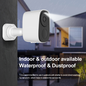 Cámara de Seguridad WiFi de 3MP con Batería, Detección Humana PIR, Audio Bidireccional, Cámara <span class=keywords><strong>IP</strong></span> para Exteriores - Product Image 1