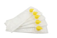 Sac en plastique transparent de haute qualité anti-fuite avec valve jaune pour le stockage et la distribution commerciaux de jus, de sirops et de boissons