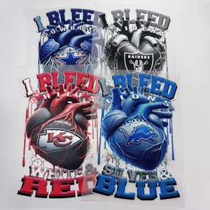 Pantalla de plastisol personalizada profesional de fábrica, impresión de transferencia de calor, DTF pegatina, venta al por mayor, Diseño de transferencia de hierro de vinilo en la <span class=keywords><strong>ropa</strong></span> - Product Image 3