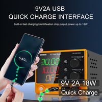Nueva Llegada MYAMI Fuente de Alimentación Conmutada de Laboratorio DC 30V 10A 300W con Carga Rápida USB de 18W, Reparación, Voltaje Variable Ajustable 5A, OCP, OVP