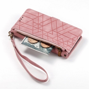 Pour <span class=keywords><strong>Moto</strong></span> G Play 2024 Geometry Design Wallet Phone case, Book Flip case cover pour <span class=keywords><strong>Moto</strong></span> G54 G34 G24 G04 - Product Image 1