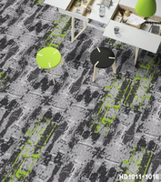 Dalles de moquette de bureau modernes insonorisantes, lavables, antistatiques, résistantes au trafic intensif, ignifuges et modulaires pour la maison