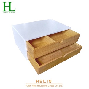 <span class=keywords><strong>Organisateur</strong></span> <span class=keywords><strong>de</strong></span> <span class=keywords><strong>bureau</strong></span> en bambou rectangulaire personnalisé, boîte à dossiers, finition laquée, multifonctionnel, grande capacité, origine Fujian, modèle H-0325 - Product Image 3