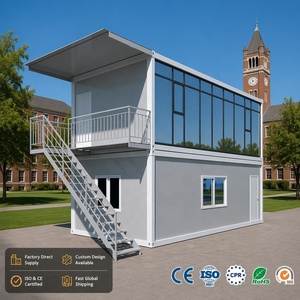 Casa Modulare Container con Struttura in Acciaio - Edificio Prefabbricato Mobile in Kit di Montaggio per Ufficio/Abitazione - Product Image 1