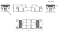 BELEKS Bornier de connexion rapide en L à 3 voies pour câblage rapide, 250V, connecteur mâle-femelle, câblage facile et pratique pour la maison