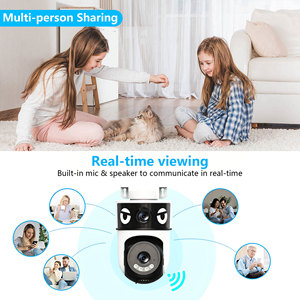 Cámara de Seguridad Wifi <span class=keywords><strong>Okam</strong></span> 5G para Exteriores, Doble Lente, 4K HD, Detección de Movimiento, Alarma, Impermeable - Product Image 4
