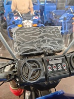 Tricycle cargo à moteur refroidi par air de 200 cm³ avec pare-brise, trike motorisé à 3 roues très populaire pour le transport de marchandises sur le marché d'Asie centrale
