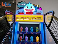 Lifun Hungry Shark Grande Machine d'Arcade de Lancer de Balles de Carnaval avec Régulation de Tickets pour Cinémas, Centres Commerciaux et Salles de Jeux