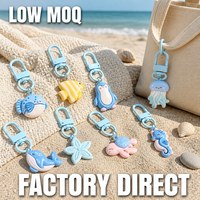 Breloques Animaux Marins Mignons en Gros – Cadeau Promotionnel, Souvenir, Faveur de Fête, Pendentif Porte-clés en Résine avec Logo Personnalisé