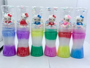 Nuovo Design Kit Slime a Due Livelli a Forma di S con Bottiglia Media, Colore Crema Misto e Bambola Gattino - Product Image 6