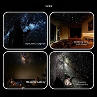 Nouveau projecteur LED ciel étoilé, mini lampe USB à luminosité réglable, lampe d'ambiance galaxie pour la maison, la chambre, la voiture, le camping