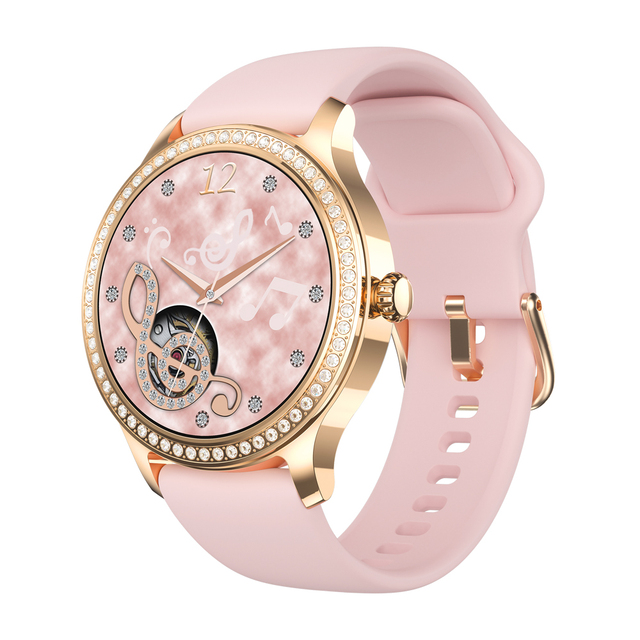 LW105 Smart Watch Fashion Elegant Design for Ladies BT Call  Women Girl Luxury Fashion 1.28-inch Screen Smartwatch