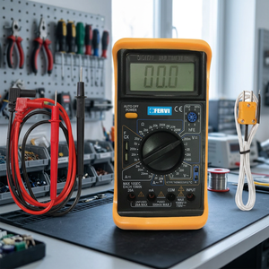 Multímetro Digital FERVI con ACV 2mV-200V y DCV 200mV, Precisión del 0.5% para Mediciones Eléctricas Versátiles - Product Image 3