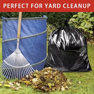 Factory Customization Black Heavy Duty Eco-Friendly Leakproof Biodegradable Trash Bags <b>Large</b> Plastic Garbage Bags - Product Image 6