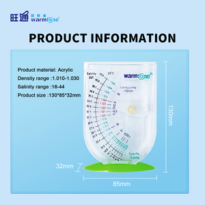 Warmtone WT-1903 Ce Chứng Nhận Thân Thiện Với Môi Nhựa Hoàn toàn Không Thấm Nước Nổi Aquarium Độ mặn Meter Phụ Kiện Ngoài Trời - Product Image 6