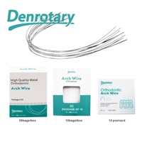 Fil orthodontique multi-usages pour hygiène buccale, prix usine, fils d'arc pour appareils dentaires, fils d'arc en acier inoxydable dentaire, fils orthodontiques Niti colorés