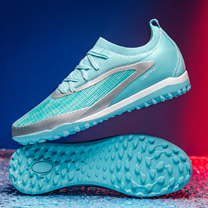 <span class=keywords><strong>Scarpe</strong></span> <span class=keywords><strong>da</strong></span> <span class=keywords><strong>Calcio</strong></span> Professionali in <span class=keywords><strong>Pelle</strong></span> con Caviglia Alta Personalizzate OEM a Prezzo Conveniente per Campi Artificiali all'Aperto - Product Image 4