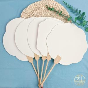 พัดลม Uchiwa <span class=keywords><strong>ญี่ปุ่น</strong></span>สำหรับงานแต่งงานที่ออกแบบเองชื่อคู่/วันที่พิมพ์ได้ - Product Image 6