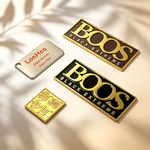 OEM ODM Custom Printed 3M Adhesive Metal Nameplates Weatherproof Self Adhesive <b>Stickers</b> for Automotive and Outdoor Use - Product Image 2