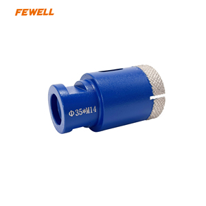 แกนเจาะ M14 arix รูปดอกไม้แบบสุญญากาศ35มม. แกนเจาะคอนกรีตหินแกรนิตหินอ่อนคอนกรีตดีไซน์ใหม่ - Product Image 3