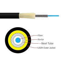Kabel Patch Internet Serat Optik Berlapis Baja SC/APC FC OS2 Single Mode 9/125um Simplex