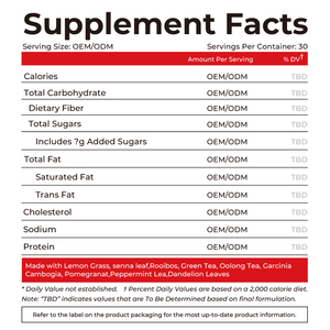 Té Herbal Desintoxicante Natural de Marca Privada para Adelgazar, Apoya <span class=keywords><strong>el</strong></span> <span class=keywords><strong>Metabolismo</strong></span>, Acelera la Quema de Grasa, Suplemento de Belleza Natural Puro - Product Image 2