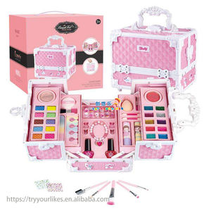 EPT New Fashion Pink Cosmetic Beauty Doll Set Atacado Meninas Maquiagem Cosméticos Setcase Toy para Crianças - Product Image 2