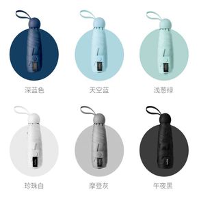 Paraguas de Bolsillo Manual Clásico Mini, Plegable en 5 Secciones, Resistente al Viento, Regalo Promocional Corporativo para Adultos, Protección Solar y contra la Lluvia, Venta al Por Mayor - Product Image 4