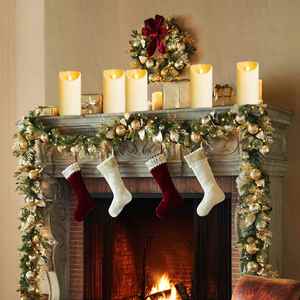 Bougies LED sans flamme en plastique, effet flamme vacillante 3D, à piles, pour Noël, cheminée, table, mariage, décoration romantique pour la maison - Product Image 4