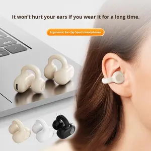 Nuevos Auriculares Deportivos Inalámbricos Bluetooth Ecológicos Huaqiangbei, de Conducción Aérea, Sin Inserción en el Oído, con Clip, Promocionales, con USB - Product Image 3