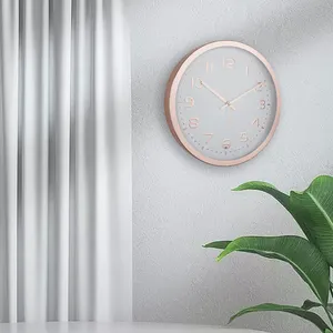 Night Light Wall Clock Silent Non-Ticking Battery Operated Round Glow In The Dark Luminous Wall Clock