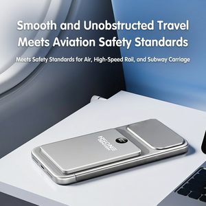 Batterie externe magnétique LS800 PD20W à charge rapide bidirectionnelle avec affichage LED à fixation rapide et design ultra-plat 6,5 mm 3-en-1 - Product Image 2